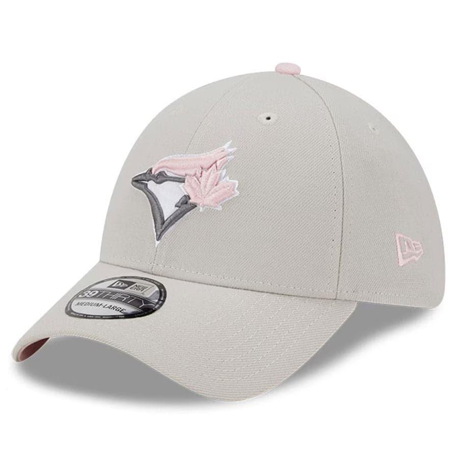 New Era Caps Toronto Blue Jays New Era MLB 23 Mothers Day 39THIRTY Stretch-Fit Hat - Stone