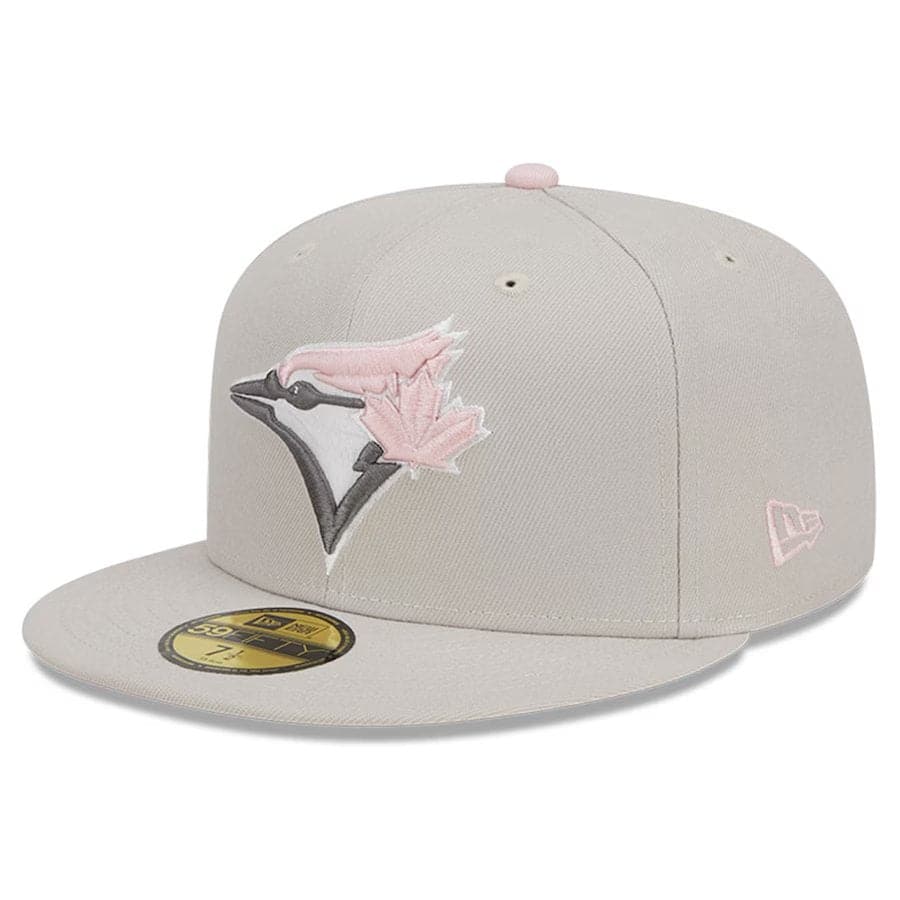 New Era Caps Toronto Blue Jays New Era MLB 23 Mothers Day 59FIFTY Fitted Hat - Stone