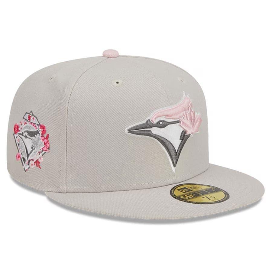New Era Caps Toronto Blue Jays New Era MLB 23 Mothers Day 59FIFTY Fitted Hat - Stone