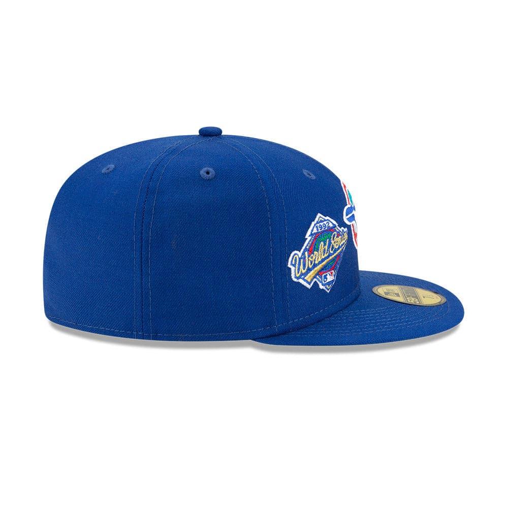 New Era Caps Toronto Blue Jays New Era MLB Champions Patch 59FIFTY Fitted Hat - Blue