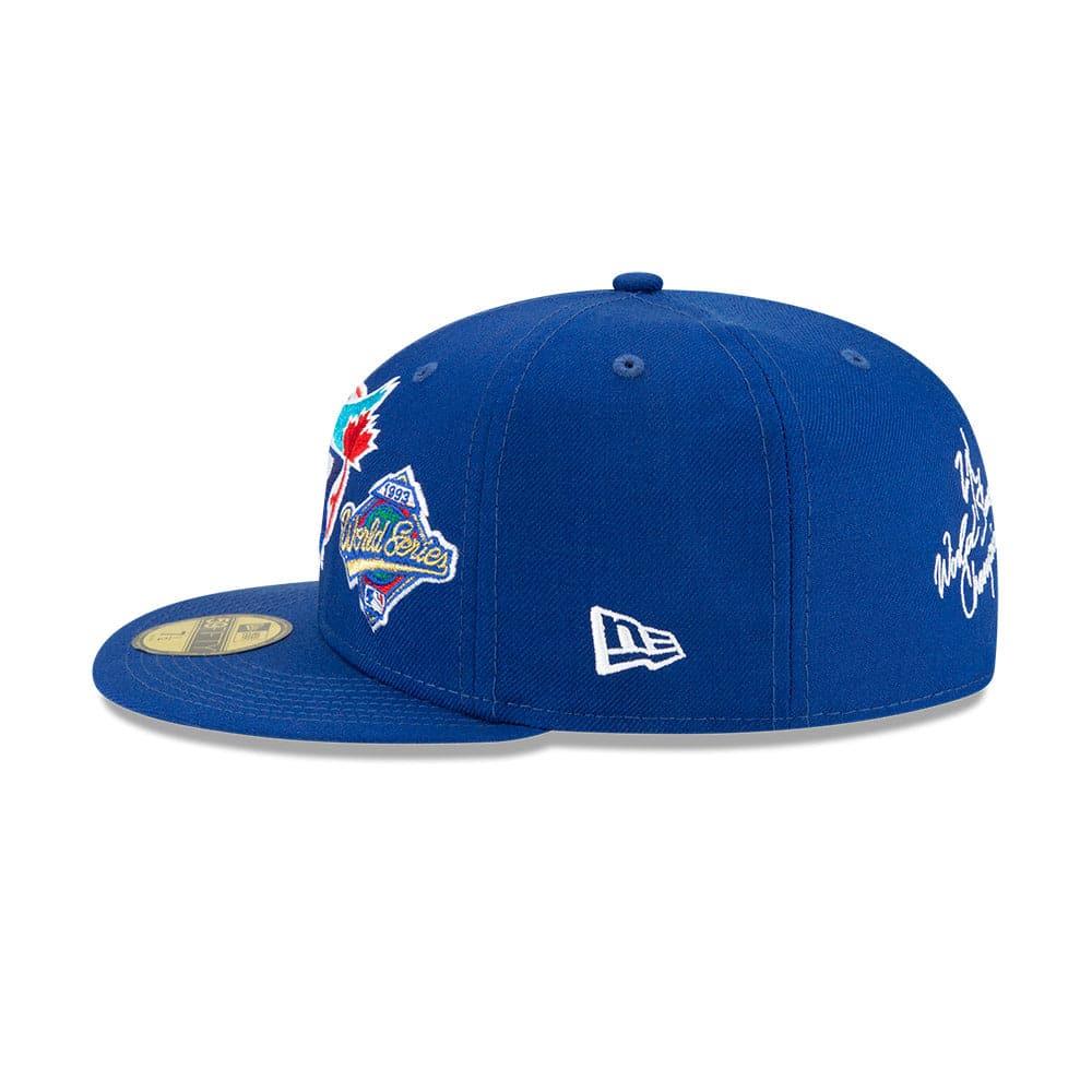 New Era Caps Toronto Blue Jays New Era MLB Champions Patch 59FIFTY Fitted Hat - Blue