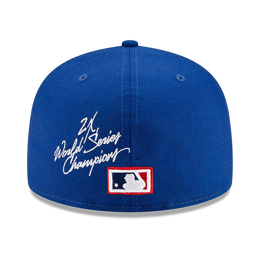 New Era Caps Toronto Blue Jays New Era MLB Champions Patch 59FIFTY Fitted Hat - Blue