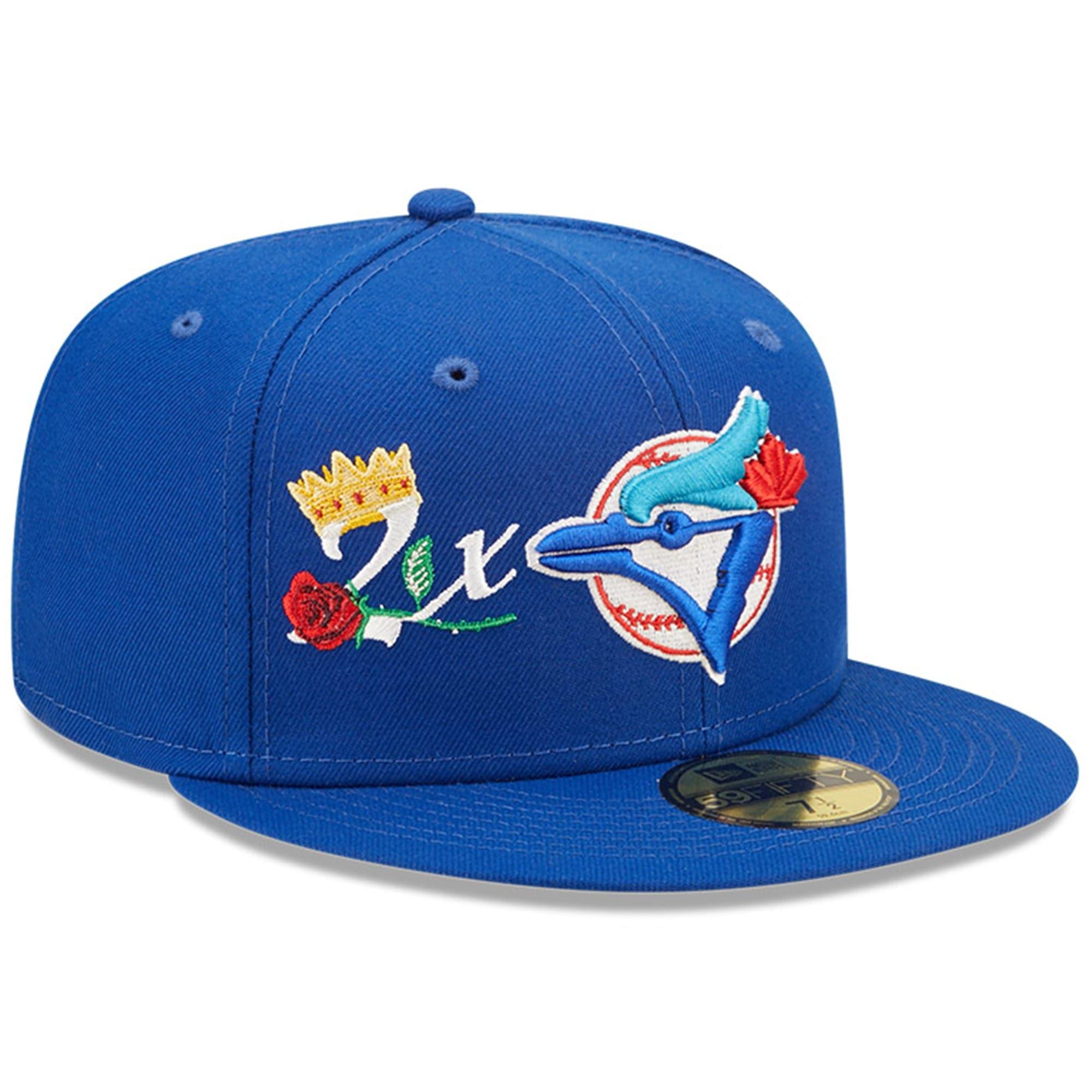 New Era Caps Toronto Blue Jays New Era MLB Crown Champs 59FIFTY Fitted Hat - Blue