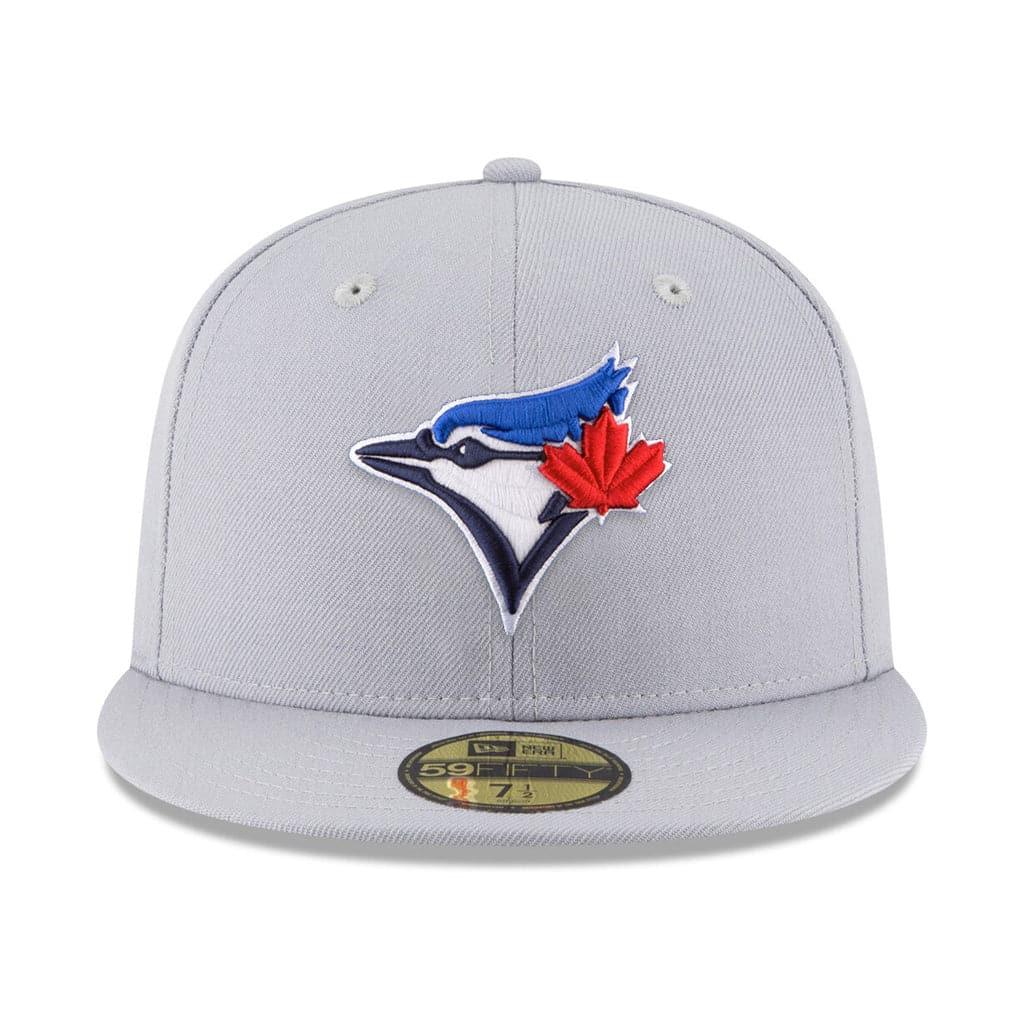 New Era Caps Toronto Blue Jays New Era MLB Team 59FIFTY Fitted Hat - Grey