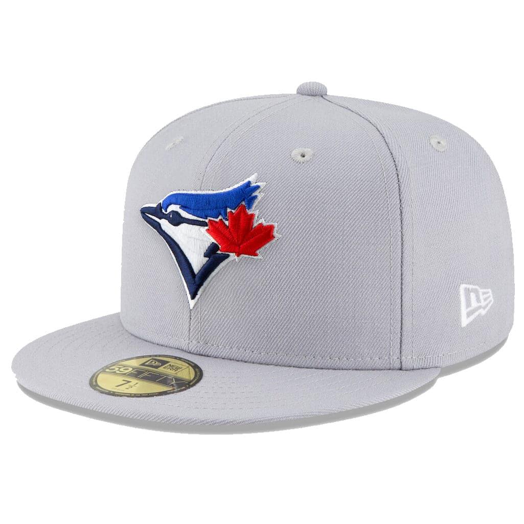 New Era Caps Toronto Blue Jays New Era MLB Team 59FIFTY Fitted Hat - Grey