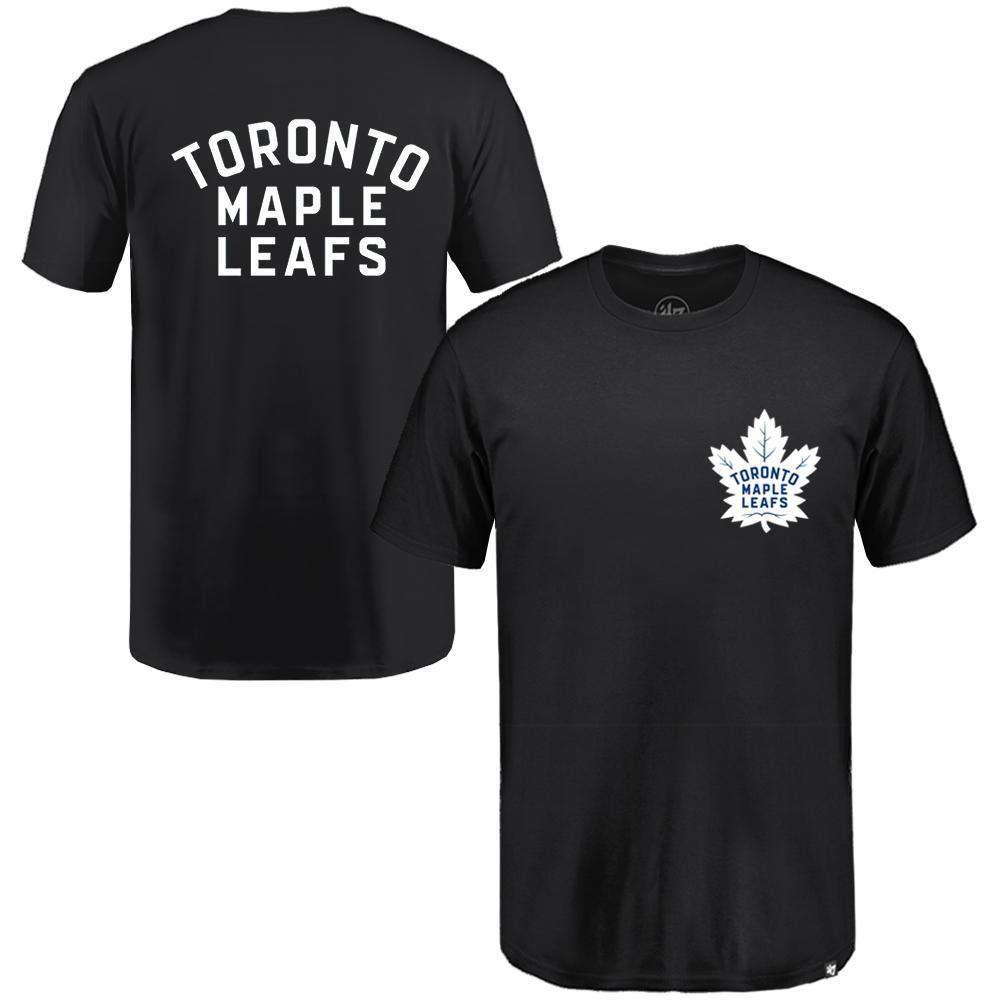 47 Brand T-Shirts Toronto Maple Leafs '47 NHL Backer T-Shirt - Black
