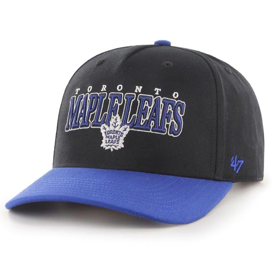 47 Brand Caps Toronto Maple Leafs ‘47 NHL Gojo MVP DP Pre-Curved Snapback Hat - Black