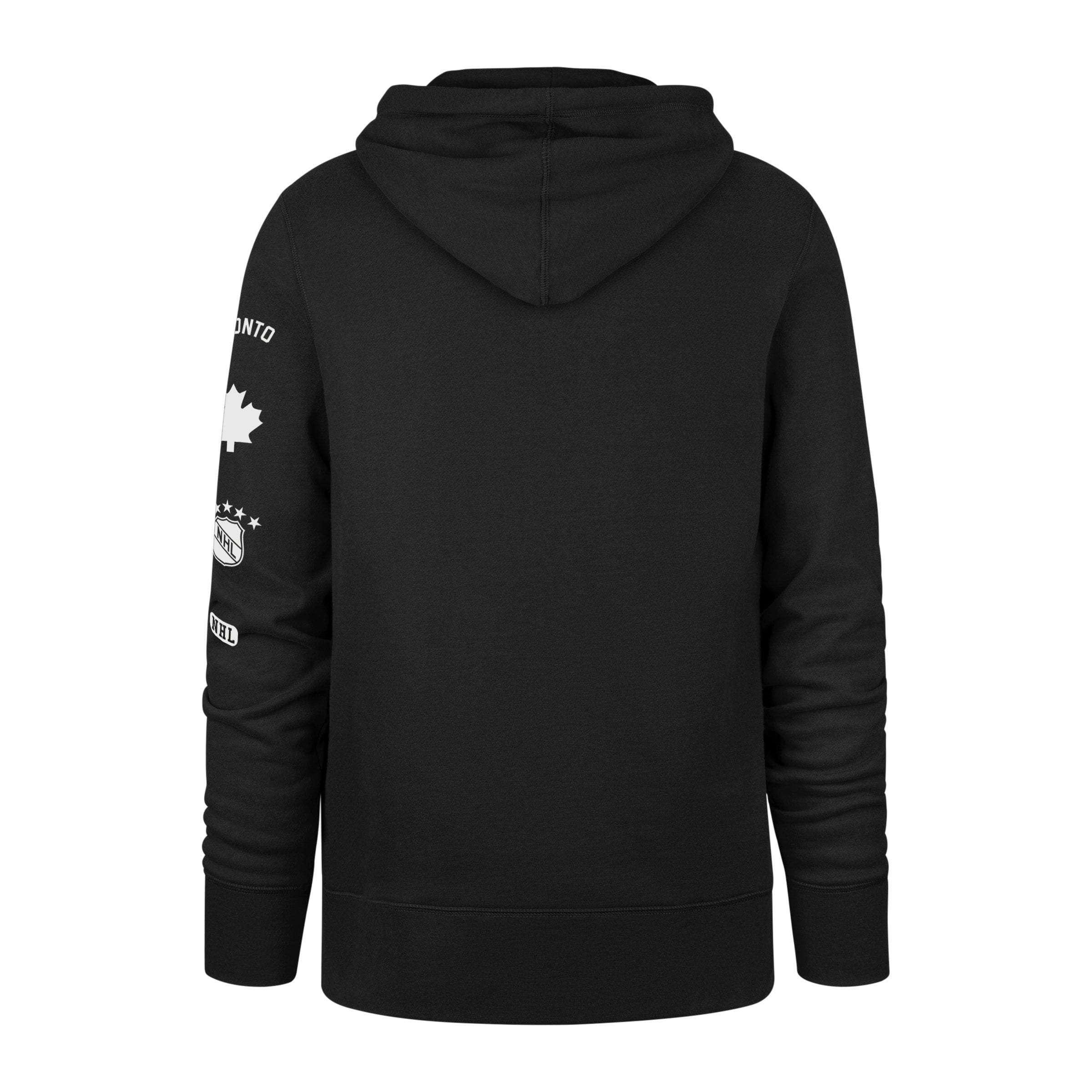 47 Brand Jumpers Toronto Maple Leafs '47 NHL Rundown Headline Hoodie Jumper - Black