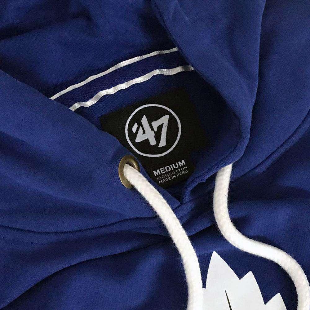 47 Brand Jumpers Toronto Maple Leafs '47 NHL Sure Shot Scrimmage Hoodie Jumper - Blue