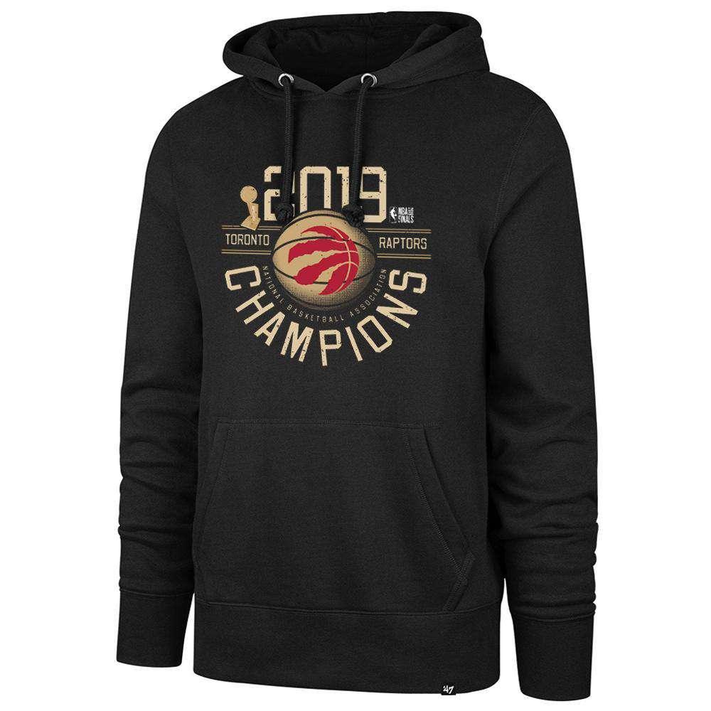 47 Brand Jumpers Toronto Raptors '47 NBA 2019 Champions Hoodie Jumper - Black