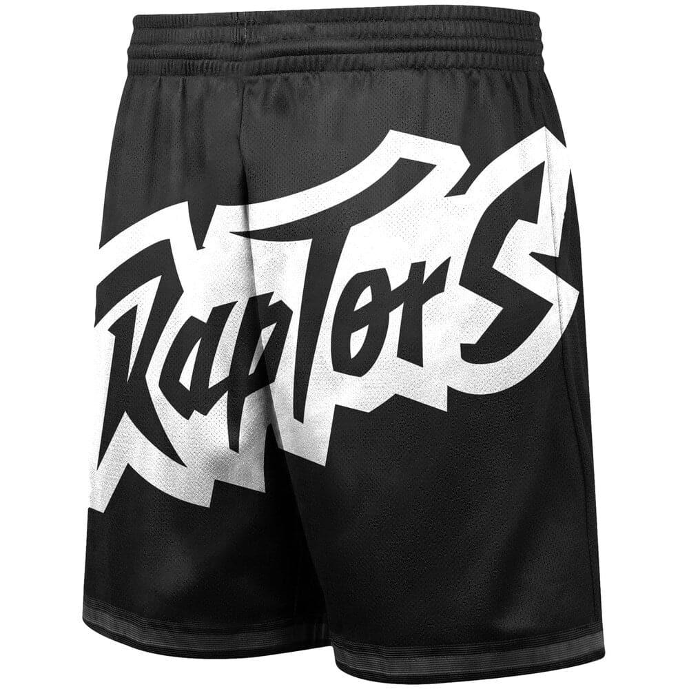 Mitchell And Ness Shorts Toronto Raptors Mitchell & Ness NBA Big Face 3.0 Swingman Shorts - Black