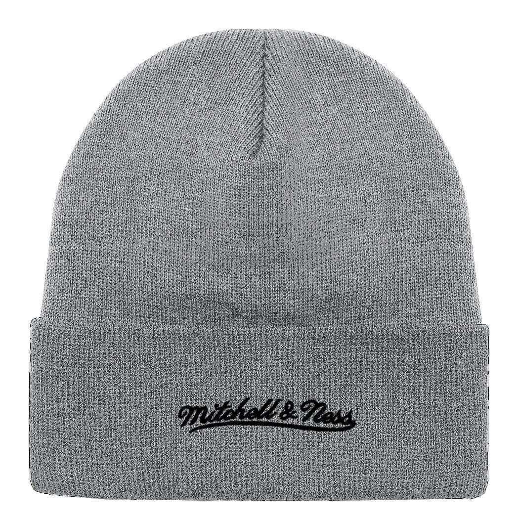Mitchell And Ness Beanies Grey Toronto Raptors Mitchell & Ness NBA HWC Logo Cuff Knit Beanie - Grey