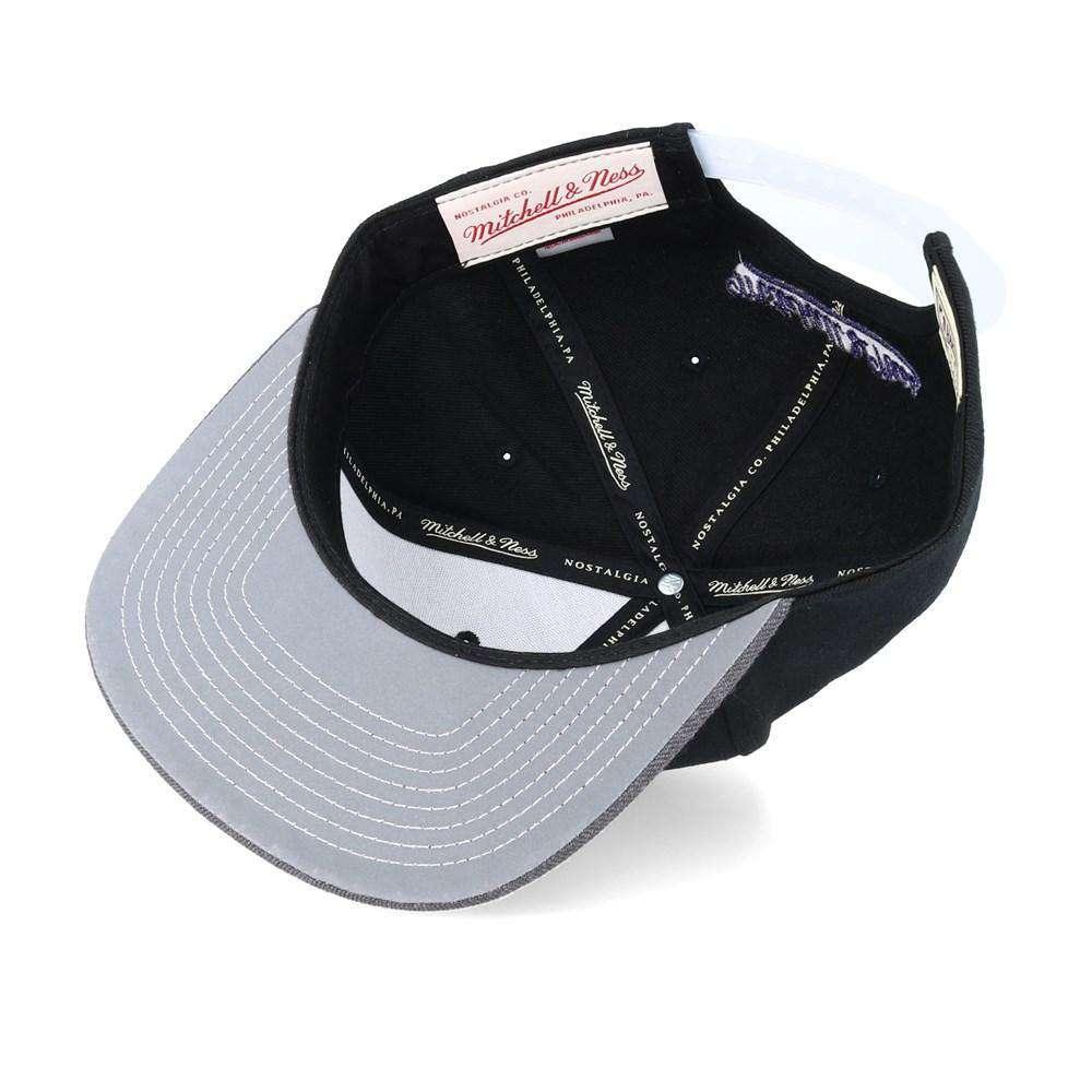 Mitchell And Ness Caps Toronto Raptors Mitchell & Ness NBA HWC Reflective Duo Snapback Hat - Black