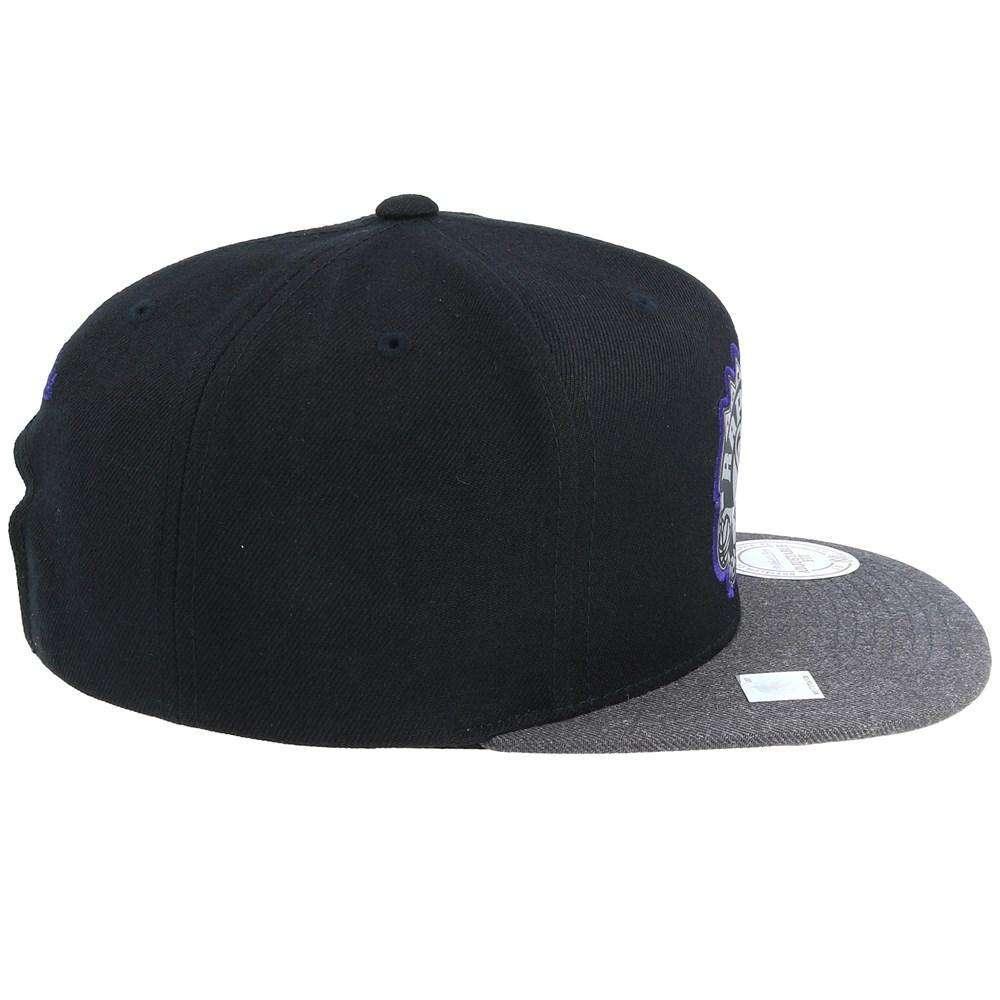 Mitchell And Ness Caps Toronto Raptors Mitchell & Ness NBA HWC Reflective Duo Snapback Hat - Black