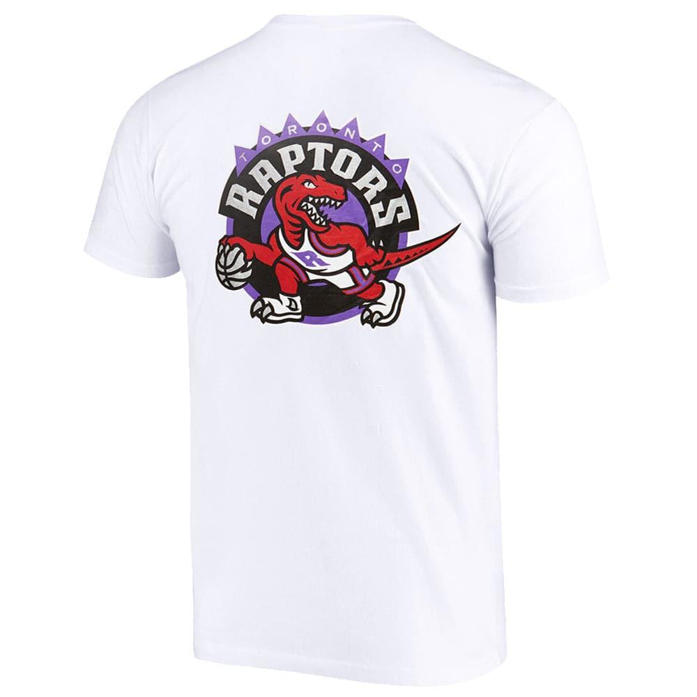Mitchell And Ness T-Shirts Toronto Raptors Mitchell & Ness NBA HWC Retro Repeat T-Shirt - White