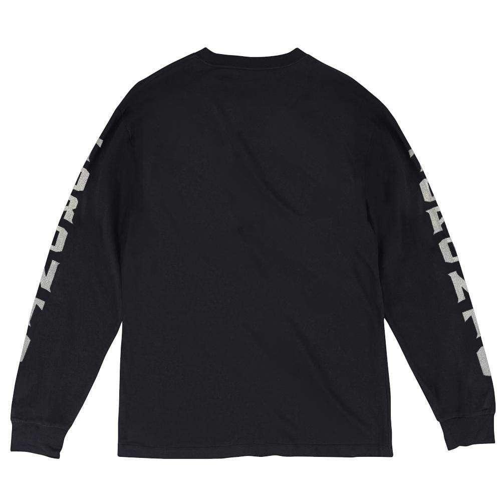 Mitchell And Ness Long Sleeve Tees Toronto Raptors Mitchell & Ness NBA Iconic Long Sleeve T-Shirt - Black