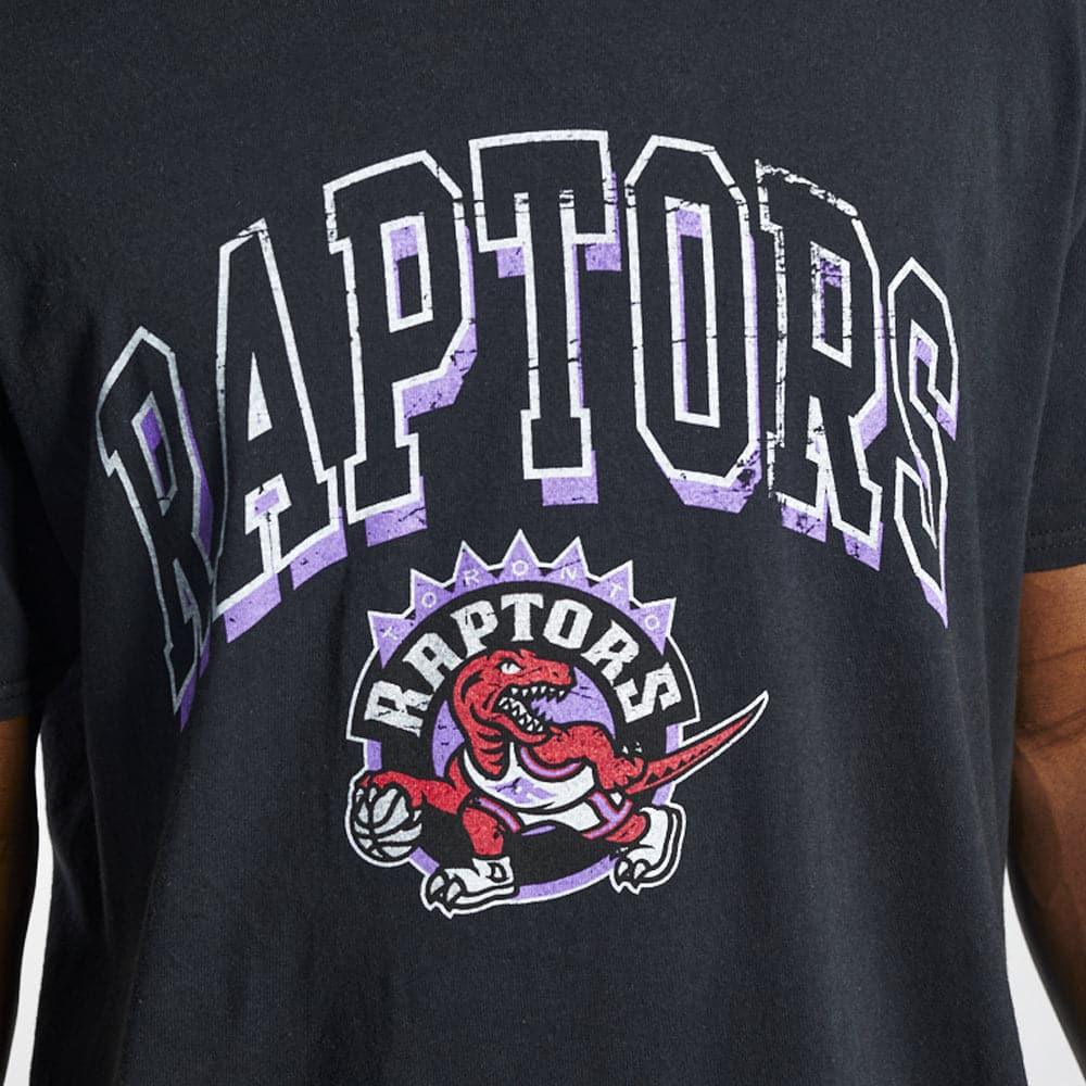 Mitchell And Ness T-Shirts L Toronto Raptors Mitchell & Ness NBA Keyline Vintage T-Shirt - Faded Black