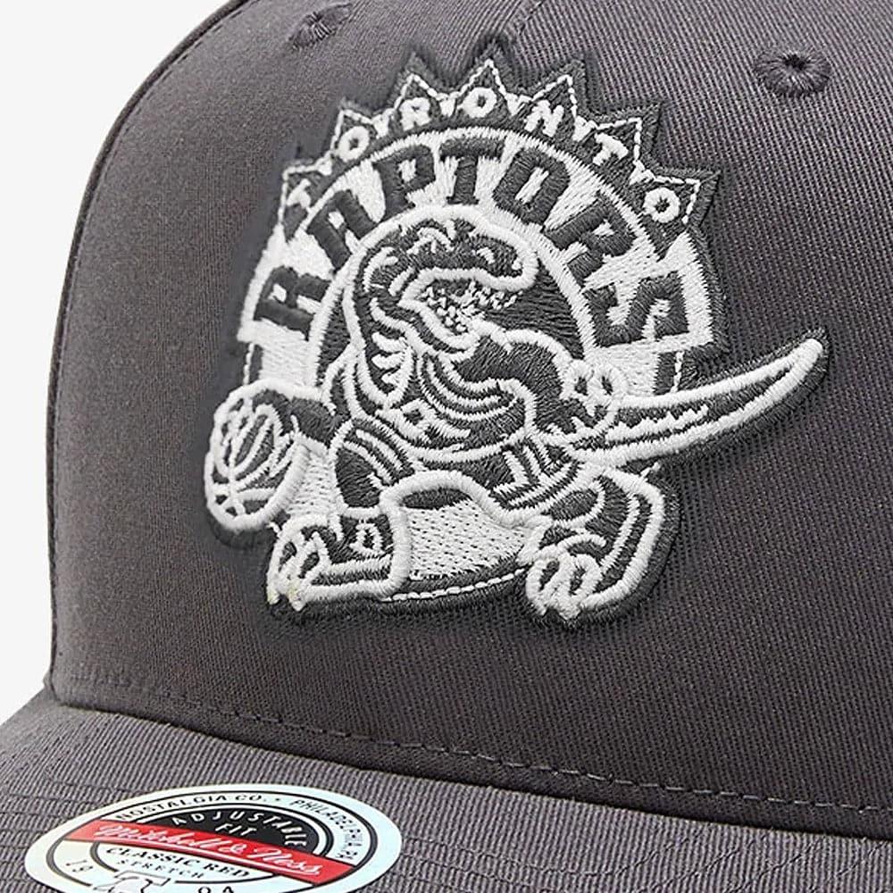 Mitchell And Ness Caps Toronto Raptors Mitchell & Ness NBA Laguana Curve Snapback Hat - Grey