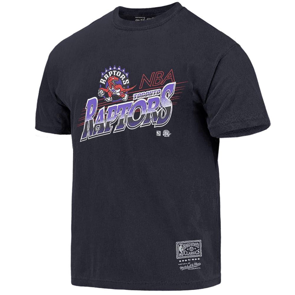 Mitchell And Ness T-Shirts Toronto Raptors Mitchell & Ness NBA Last Second Shot Vintage T-Shirt - Faded Black