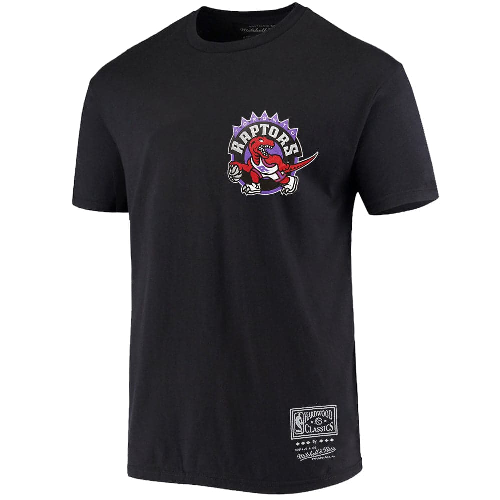 Mitchell And Ness T-Shirts Toronto Raptors Mitchell & Ness NBA Retro Repeat T-Shirt - Black