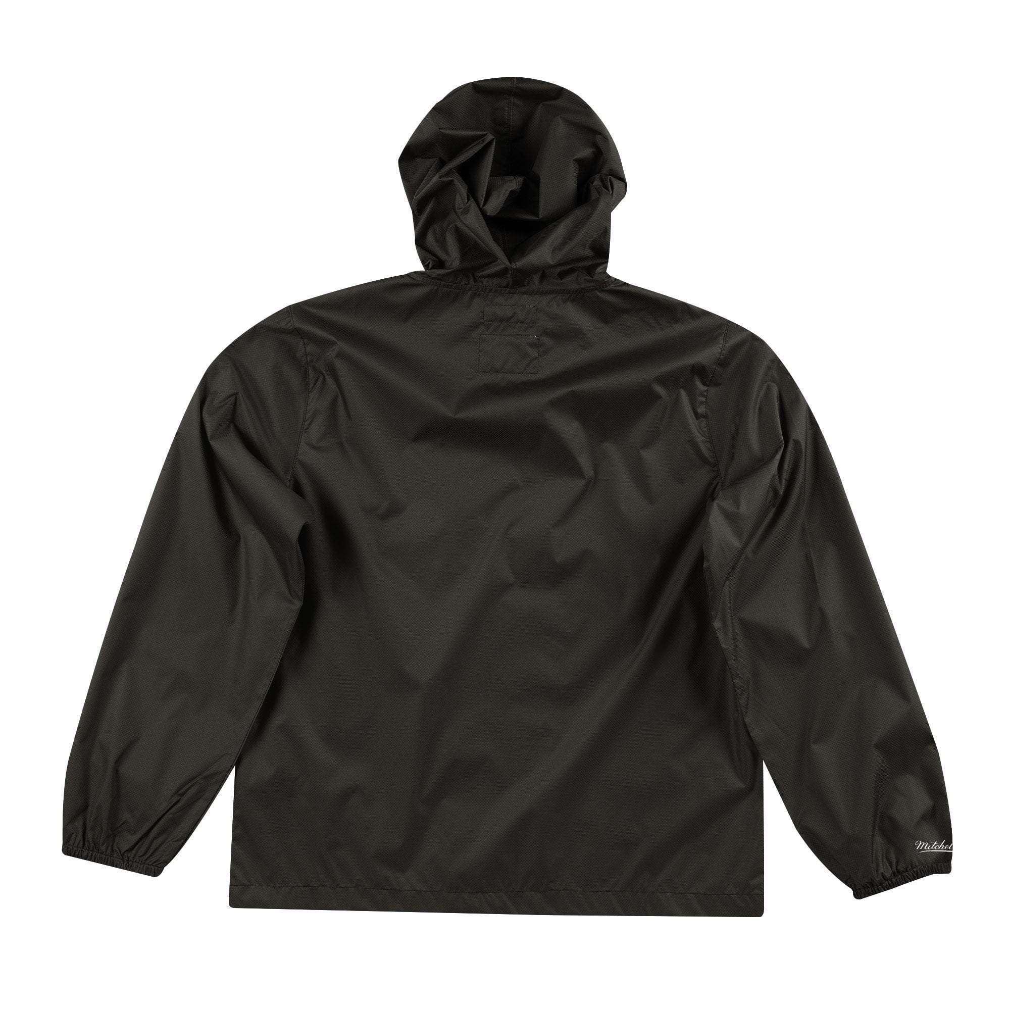 Mitchell And Ness Jackets Toronto Raptors Mitchell & Ness NBA Team Captain Windbreaker Jacket - Black