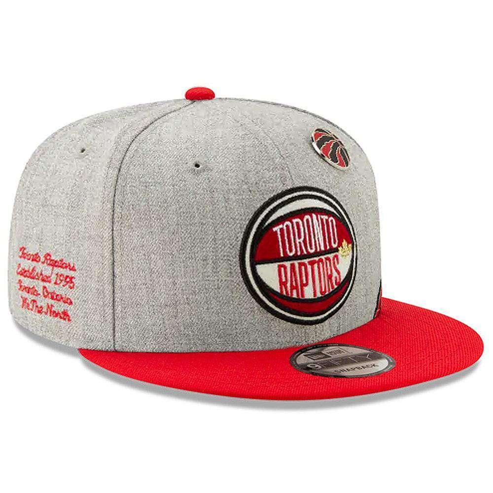 New Era Caps Toronto Raptors New Era 2019 NBA Draft 9FIFTY Snapback Hat - Heather