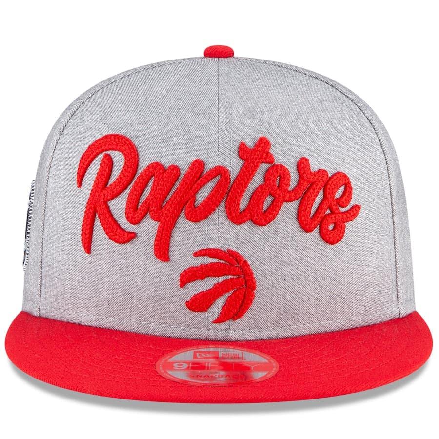 New Era Caps Toronto Raptors New Era 2020 NBA Draft 9FIFTY Snapback Hat - Heather Grey
