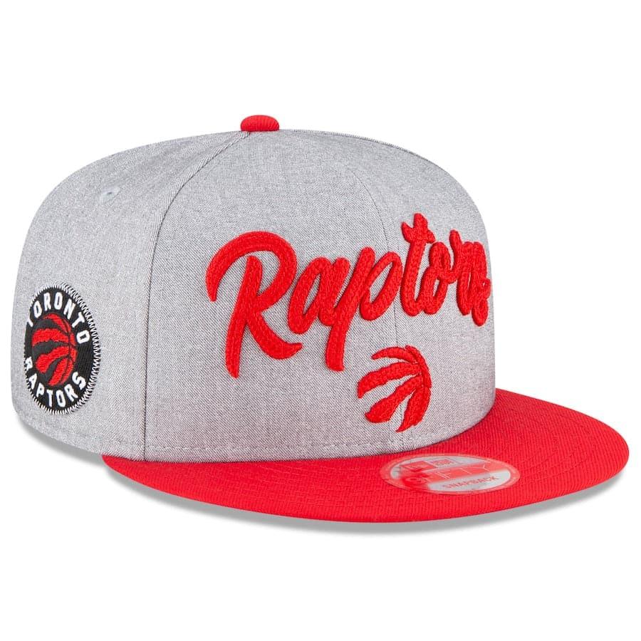New Era Caps Toronto Raptors New Era 2020 NBA Draft 9FIFTY Snapback Hat - Heather Grey