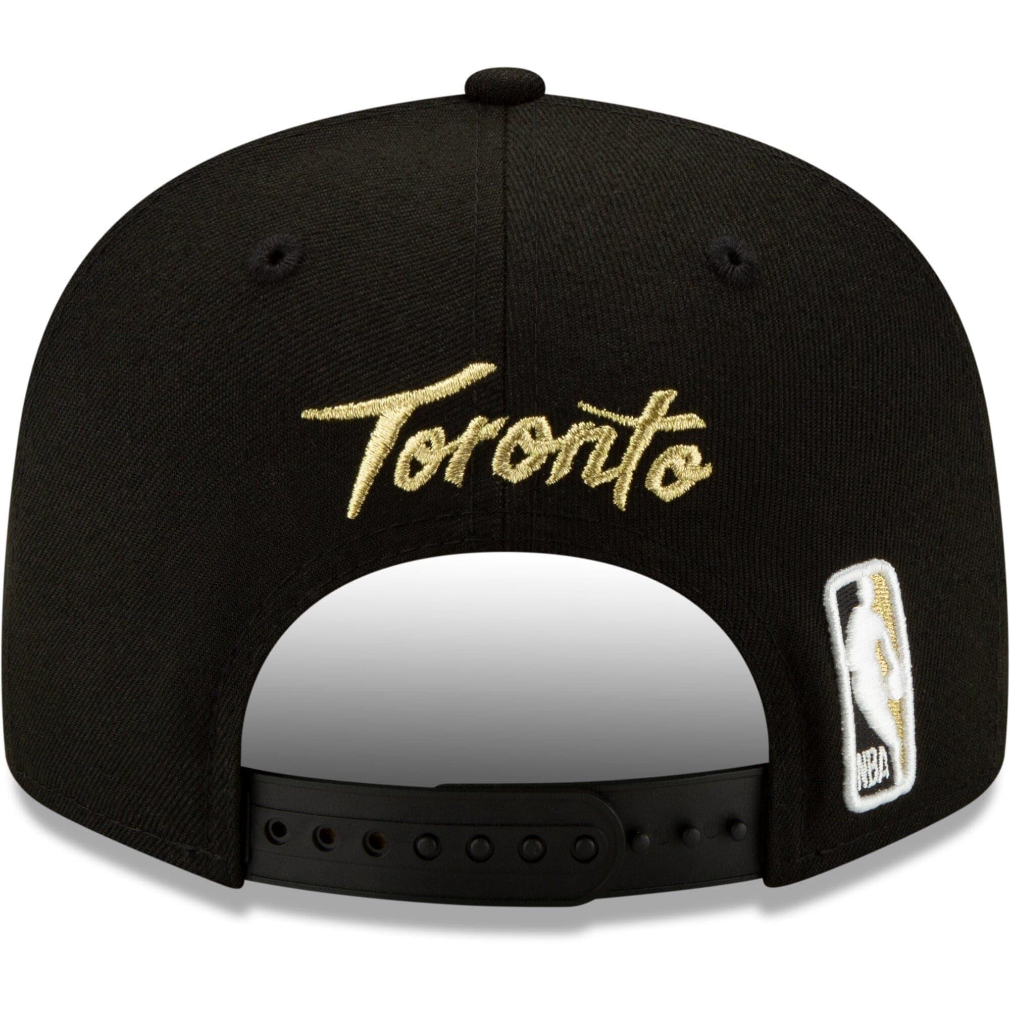 New Era Caps Toronto Raptors New Era NBA 2019 City Series 9FIFTY Snapback Hat - Black
