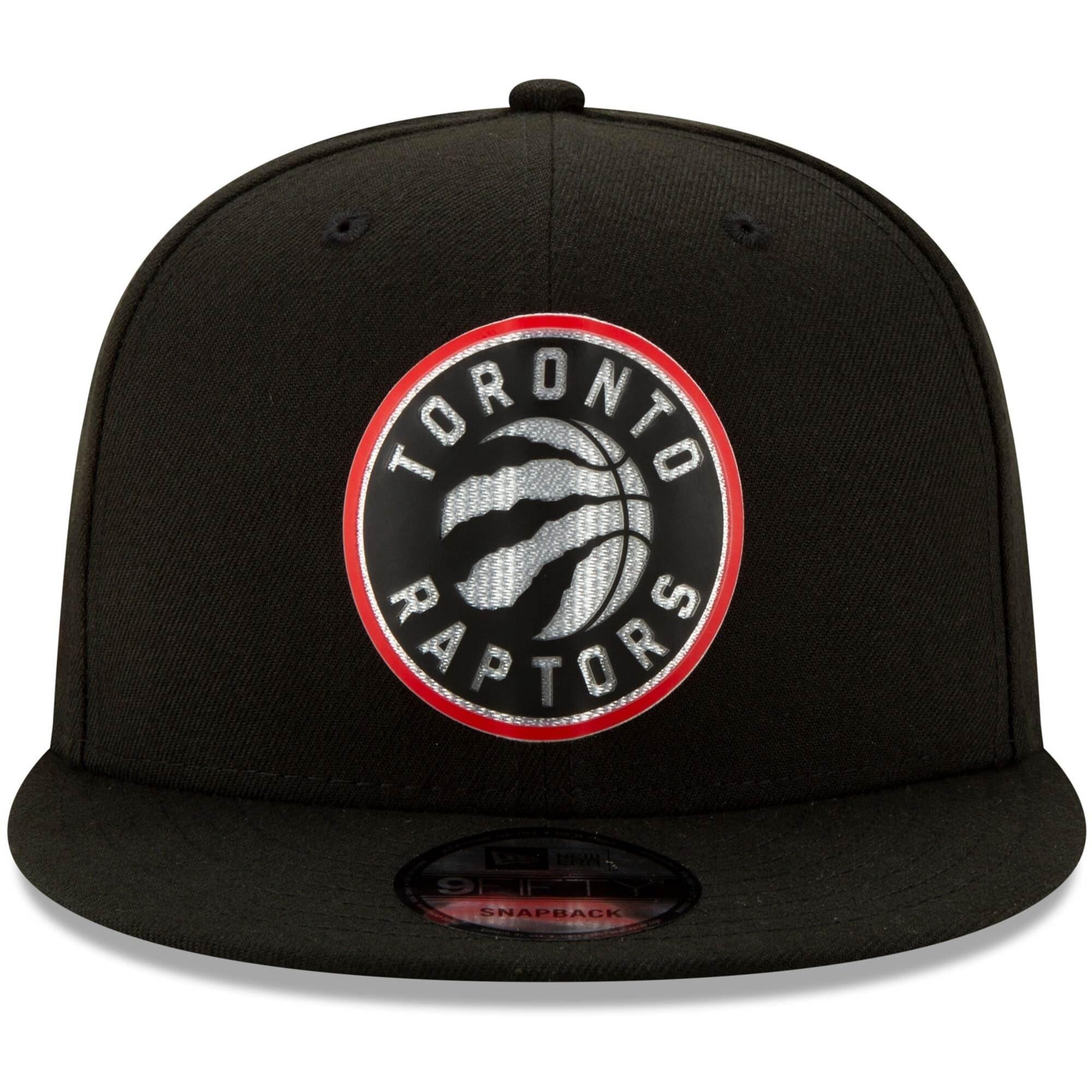 New Era Caps Toronto Raptors New Era NBA 2020 Back Half 9FIFTY Snapback Hat - Black
