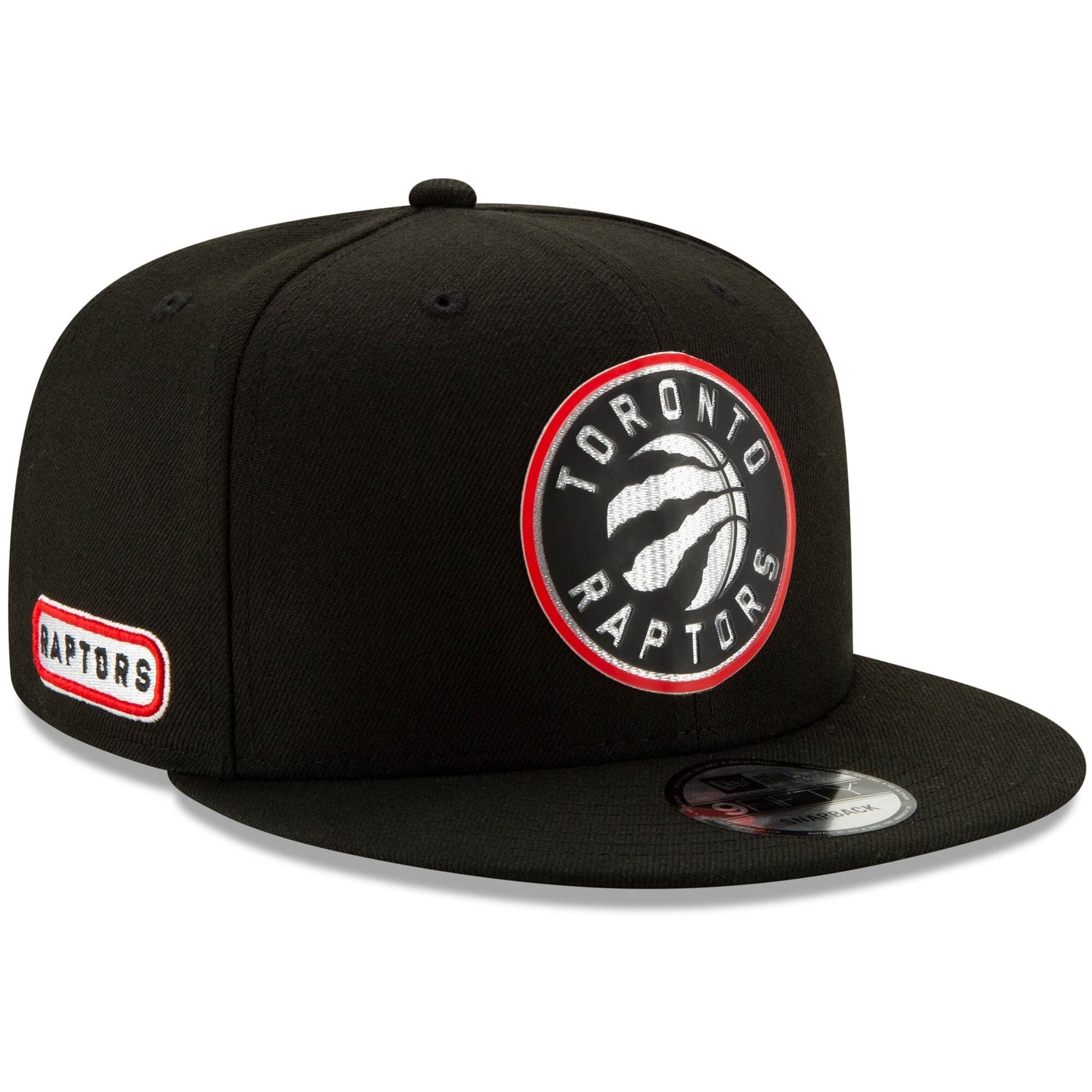 New Era Caps Toronto Raptors New Era NBA 2020 Back Half 9FIFTY Snapback Hat - Black