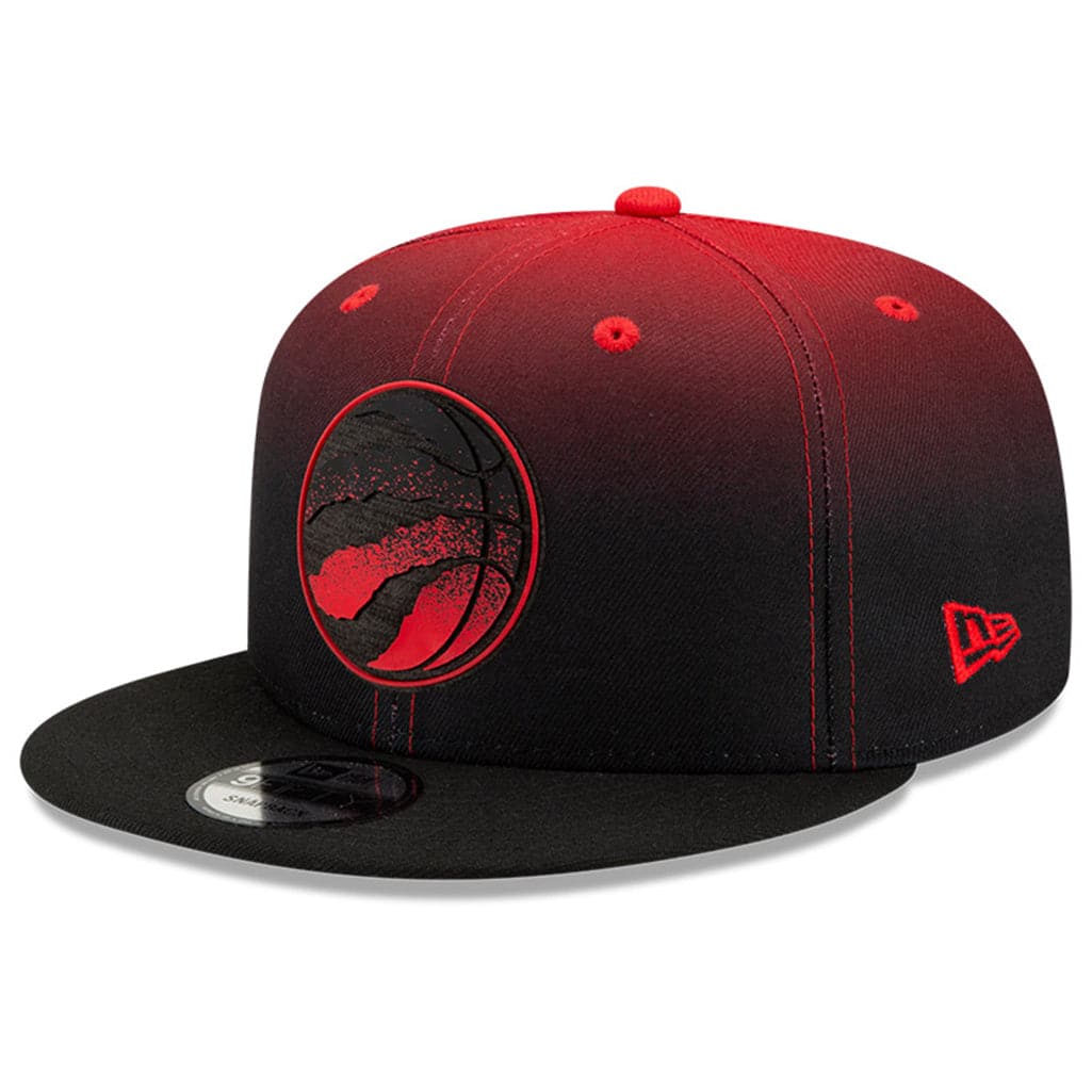 New Era Caps Toronto Raptors New Era NBA 2021 Back Half 9FIFTY Snapback Hat - Red