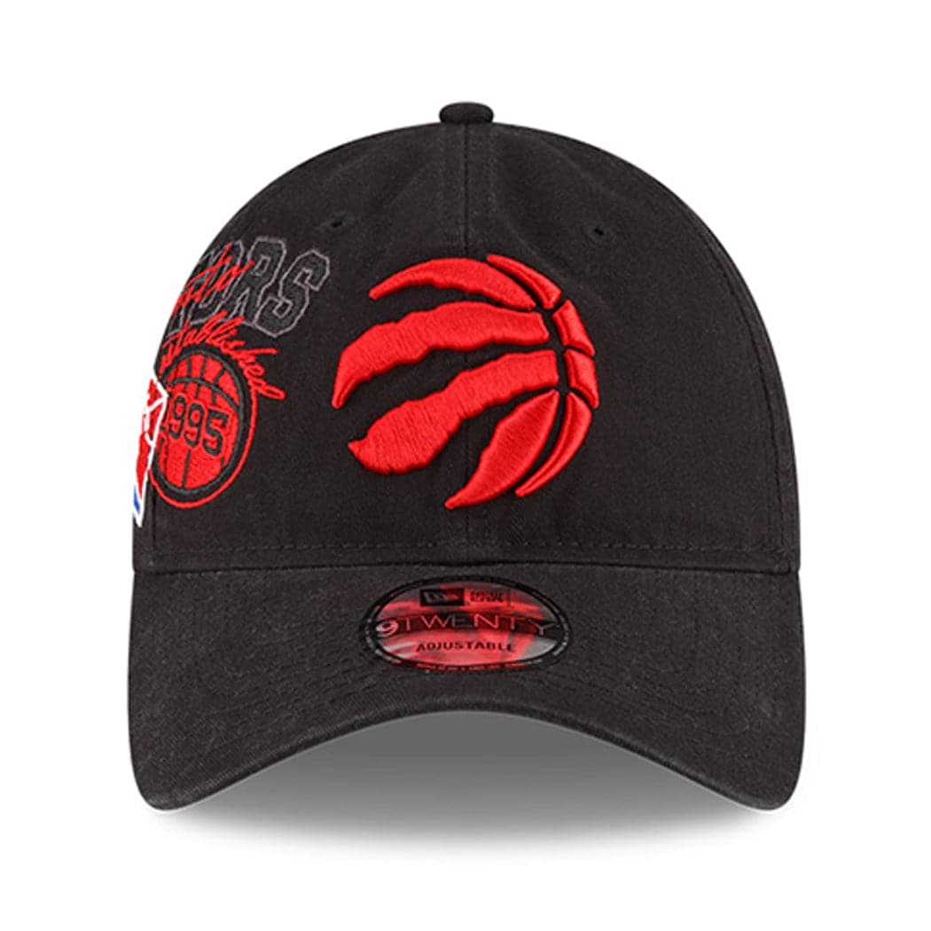 New Era Caps Toronto Raptors New Era NBA 21-22 Back Half 9TWENTY Hat - Black