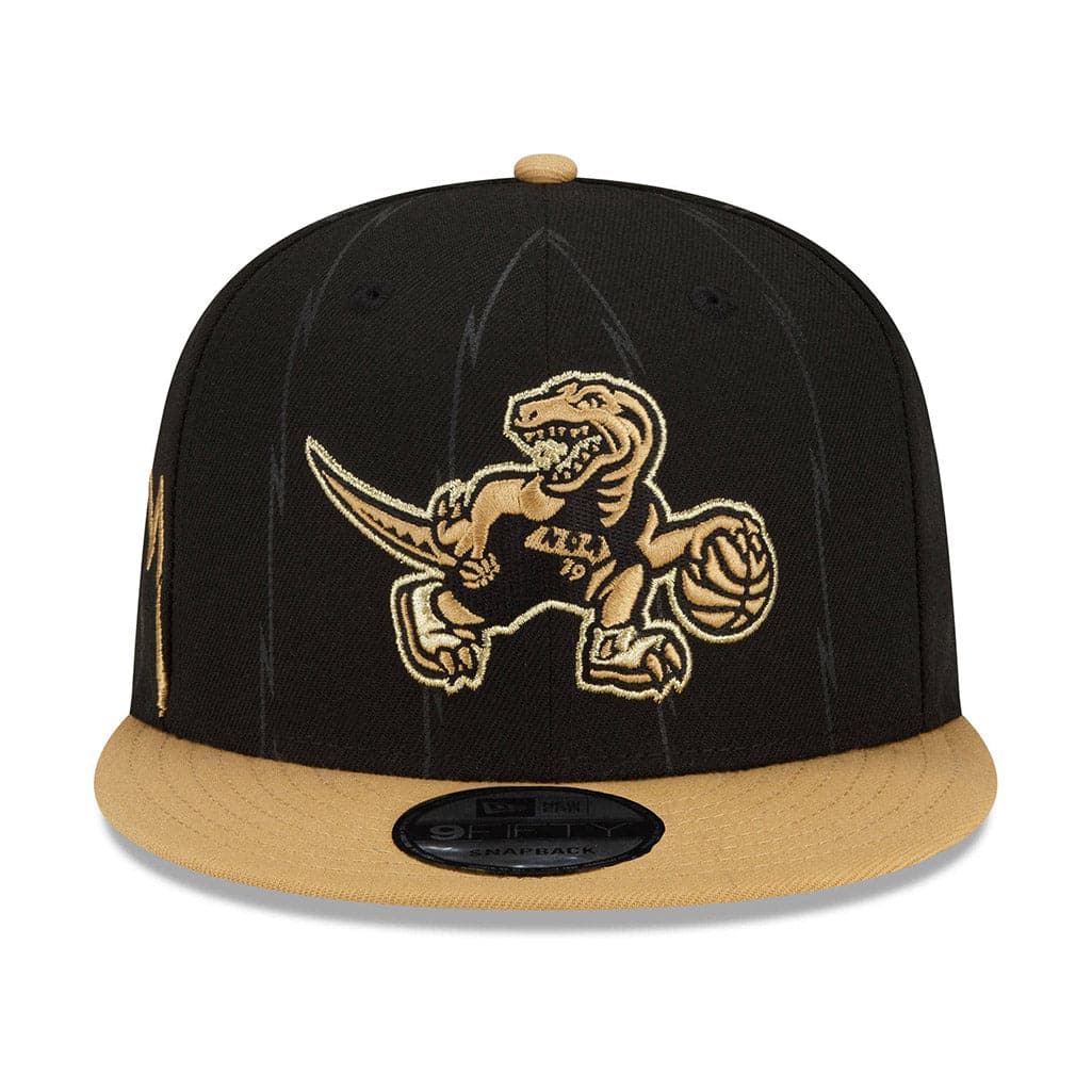 New Era Caps Toronto Raptors New Era NBA 21-22 City Edition 9FIFTY Snapback Hat - Black