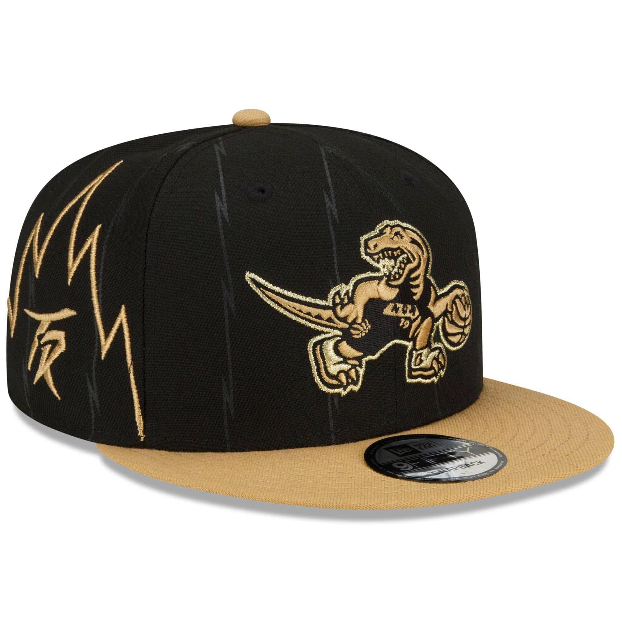 New Era Caps Toronto Raptors New Era NBA 21-22 City Edition 9FIFTY Snapback Hat - Black