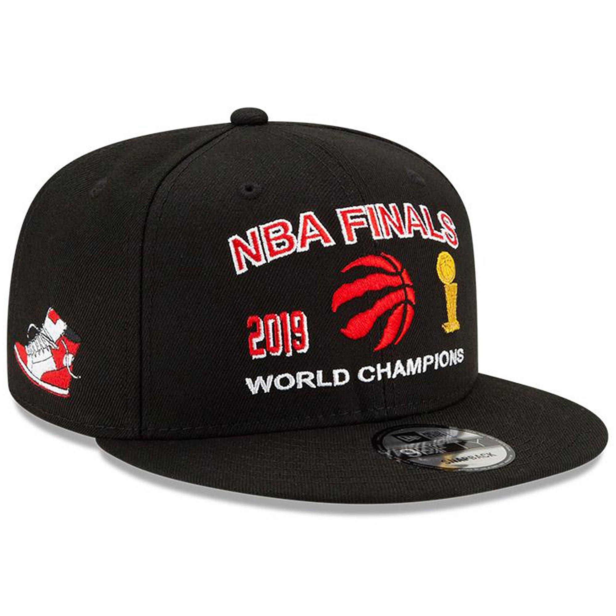New Era Caps Toronto Raptors New Era NBA Champions Icon 9FIFTY Snapback Hat - Black
