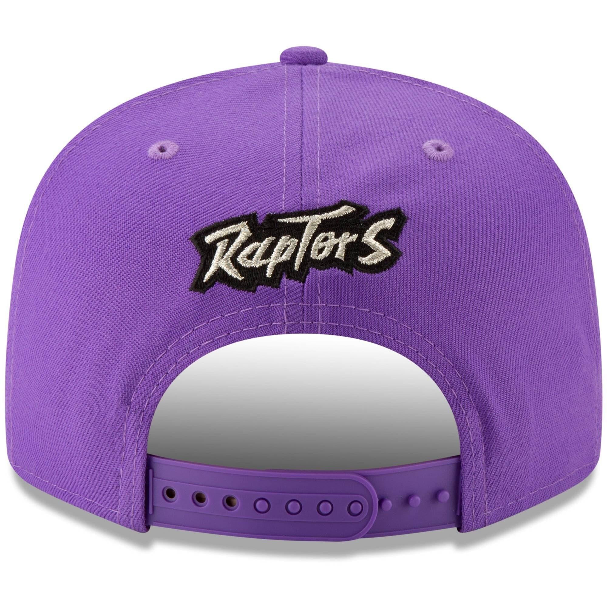New Era Caps Toronto Raptors New Era NBA Hardwood Classics Nights 9FIFTY Snapback Hat - Purple