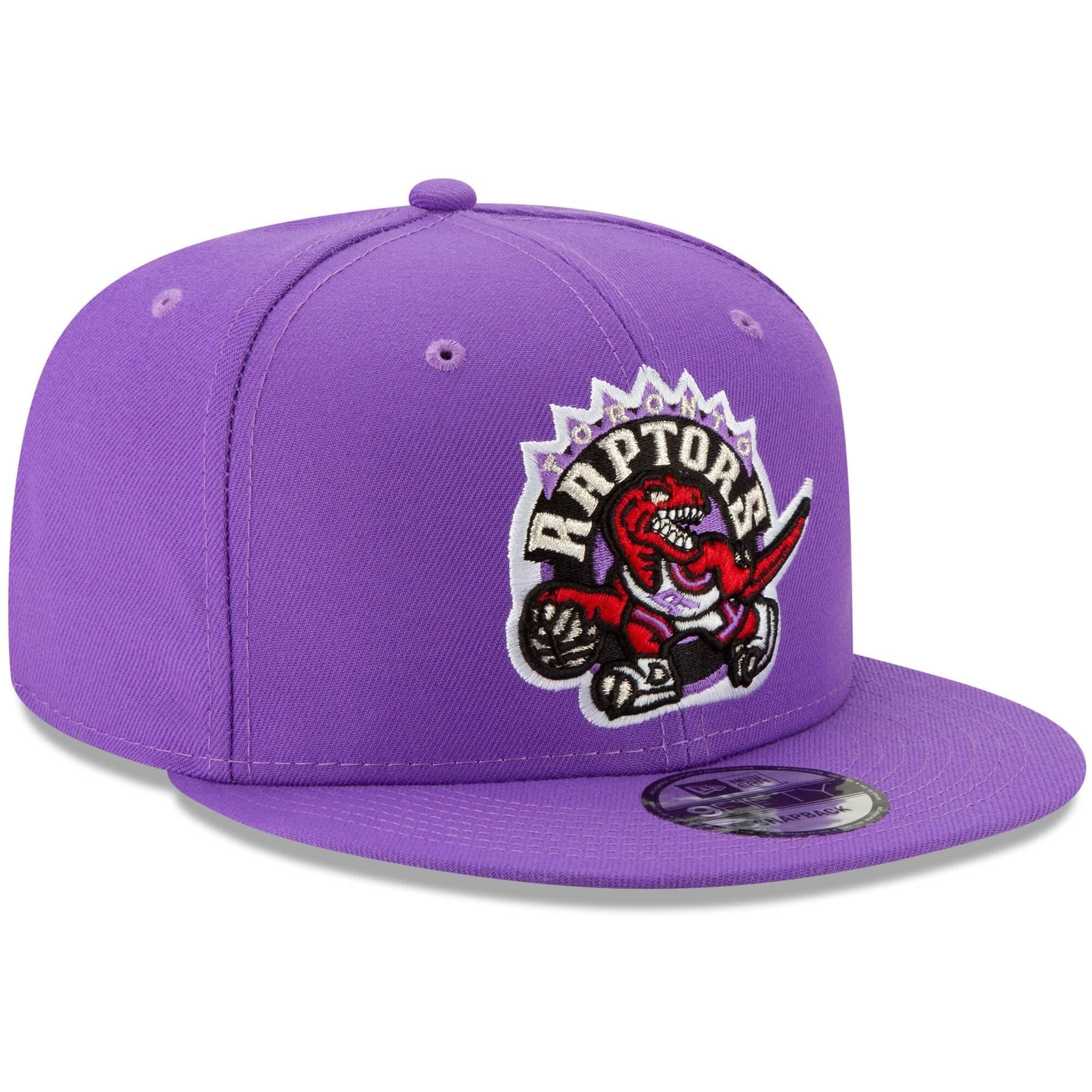 New Era Caps Toronto Raptors New Era NBA Hardwood Classics Nights 9FIFTY Snapback Hat - Purple
