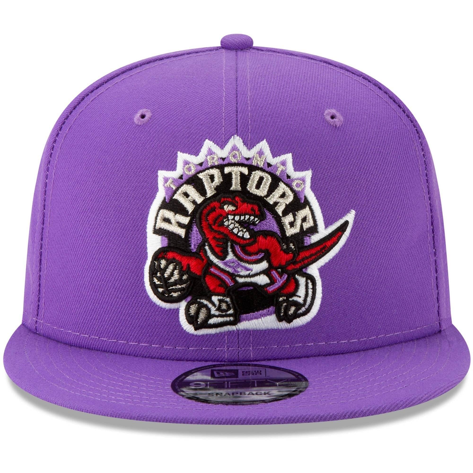 New Era Caps Toronto Raptors New Era NBA Hardwood Classics Nights 9FIFTY Snapback Hat - Purple