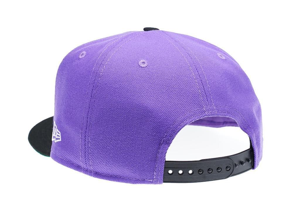 New Era Caps Toronto Raptors New Era NBA Hardwood Classics Wordmark 9FIFTY Snapback Hat - Purple