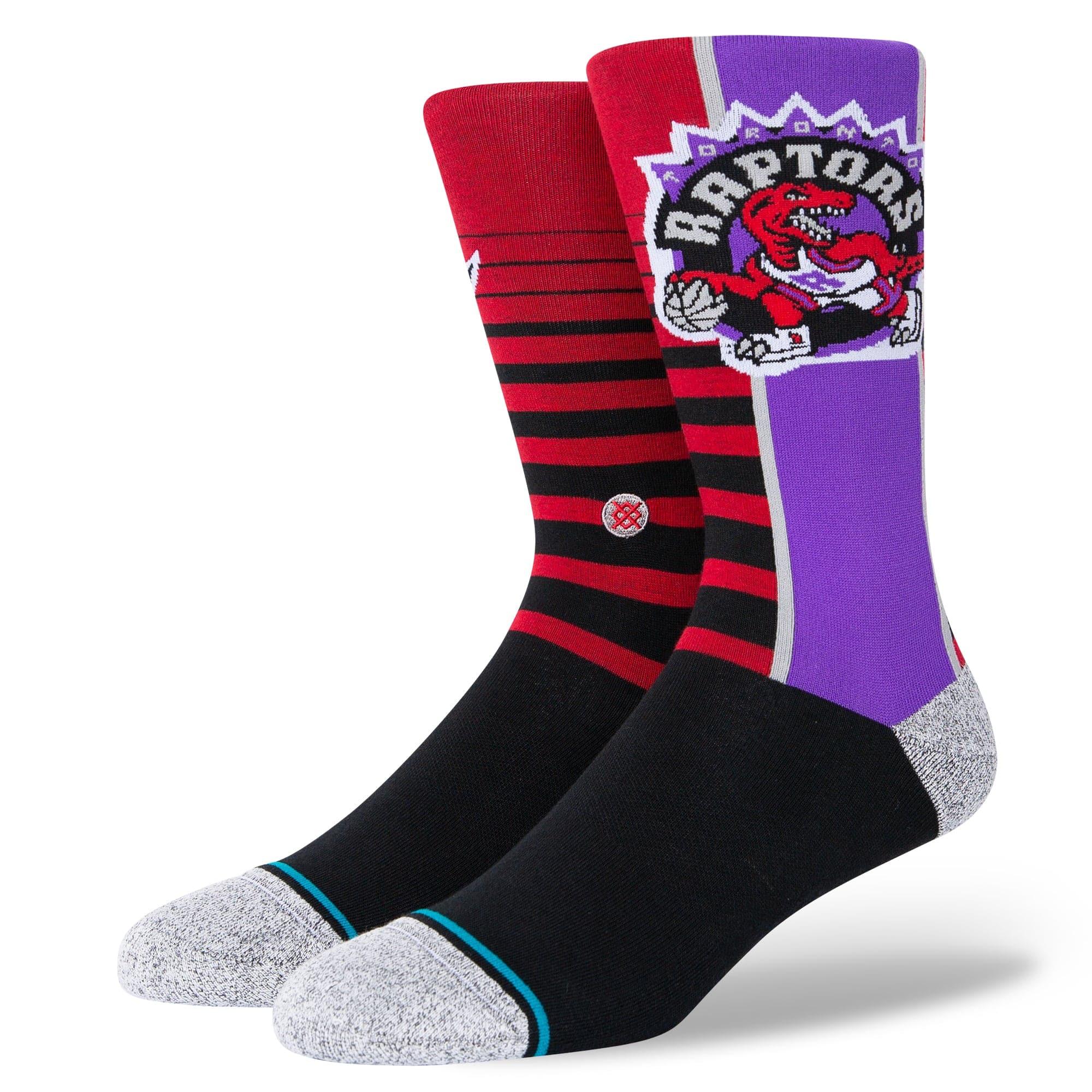 Stance Socks Toronto Raptors Stance NBA HWC Retro Gradient Crew Socks - Black