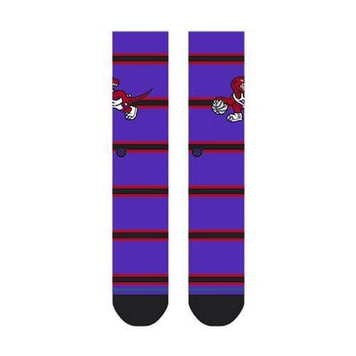 Stance Socks Large (9-12 US) Toronto Raptors Stance NBA HWC Team Classics Crew Socks - Purple