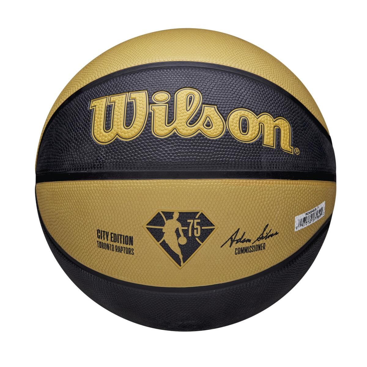Wilson Sporting Goods Balls Toronto Raptors Wilson NBA 21-22 City Edition Full Size Basketball Ball - Size 7