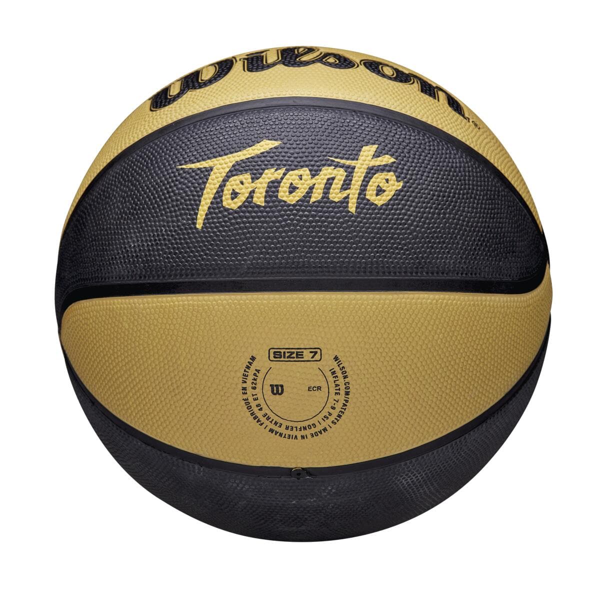 Wilson Sporting Goods Balls Toronto Raptors Wilson NBA 21-22 City Edition Full Size Basketball Ball - Size 7
