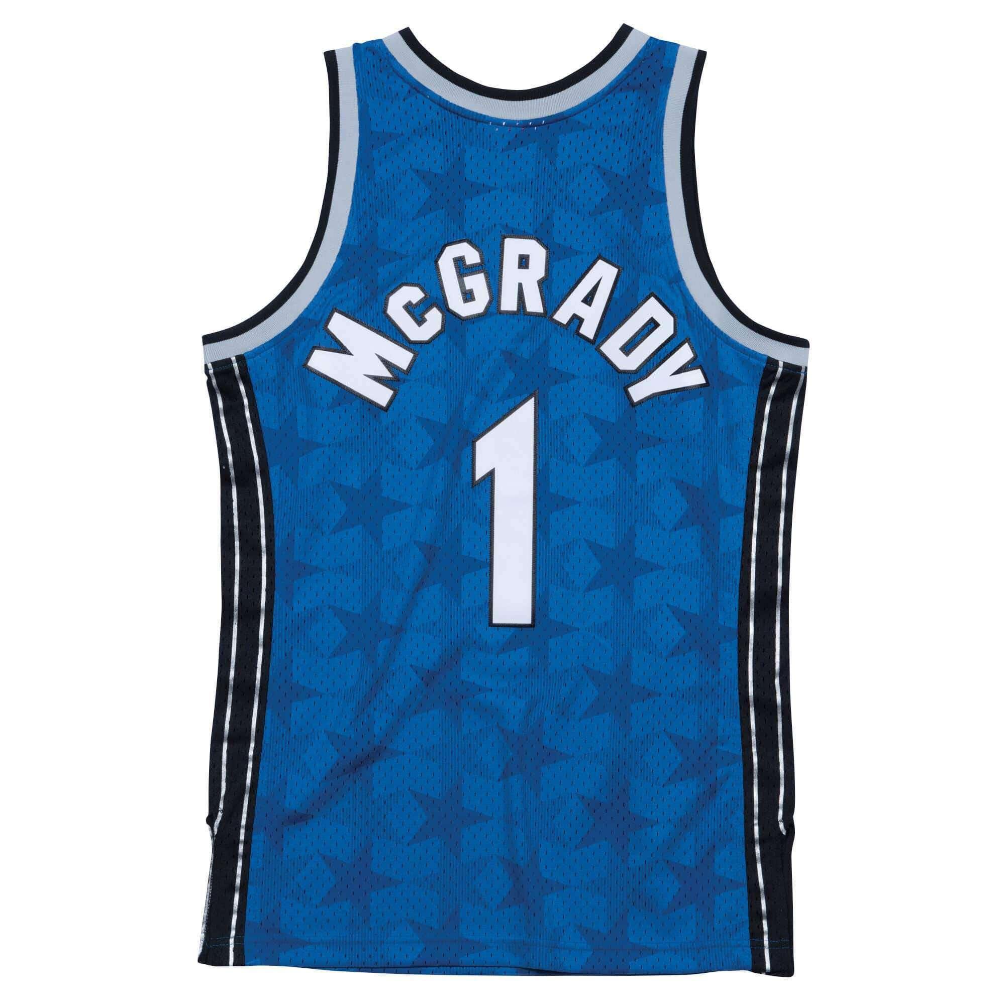 Mitchell And Ness Jerseys Tracy McGrady Orlando Magic Mitchell & Ness NBA 00-01 Away Swingman Jersey - Blue