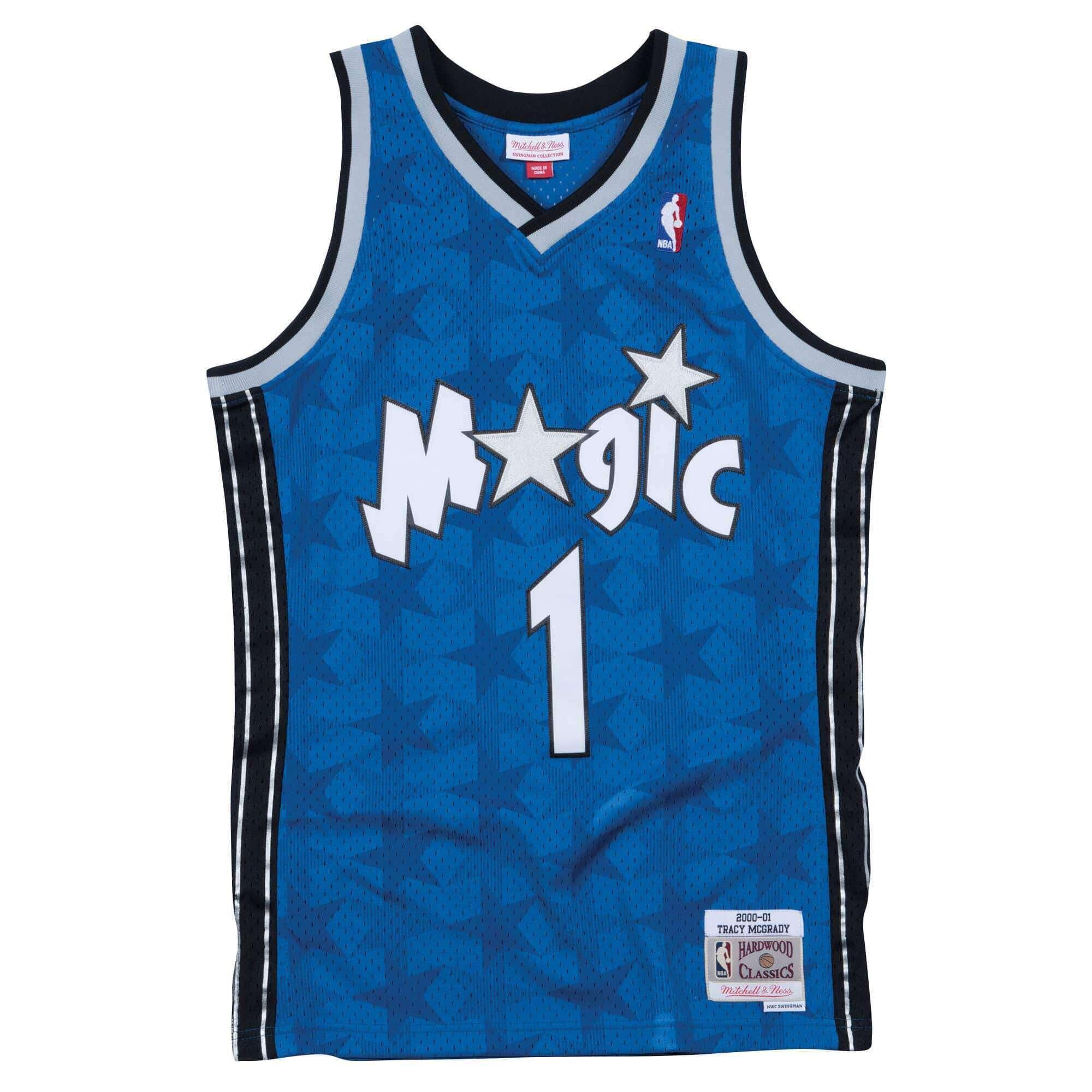 Mitchell And Ness Jerseys Tracy McGrady Orlando Magic Mitchell & Ness NBA 00-01 Away Swingman Jersey - Blue