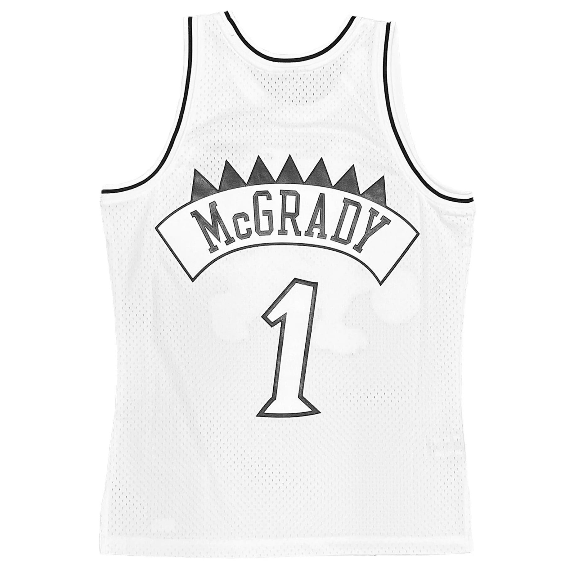 Mitchell And Ness Jerseys Tracy McGrady Toronto Raptors Mitchell & Ness NBA Black & White Swingman Jersey - White