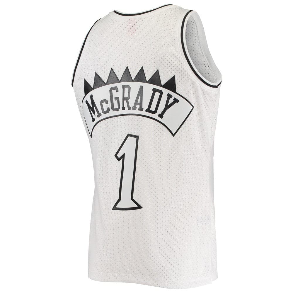 Mitchell And Ness Jerseys Tracy McGrady Toronto Raptors Mitchell & Ness NBA Black & White Swingman Jersey - White