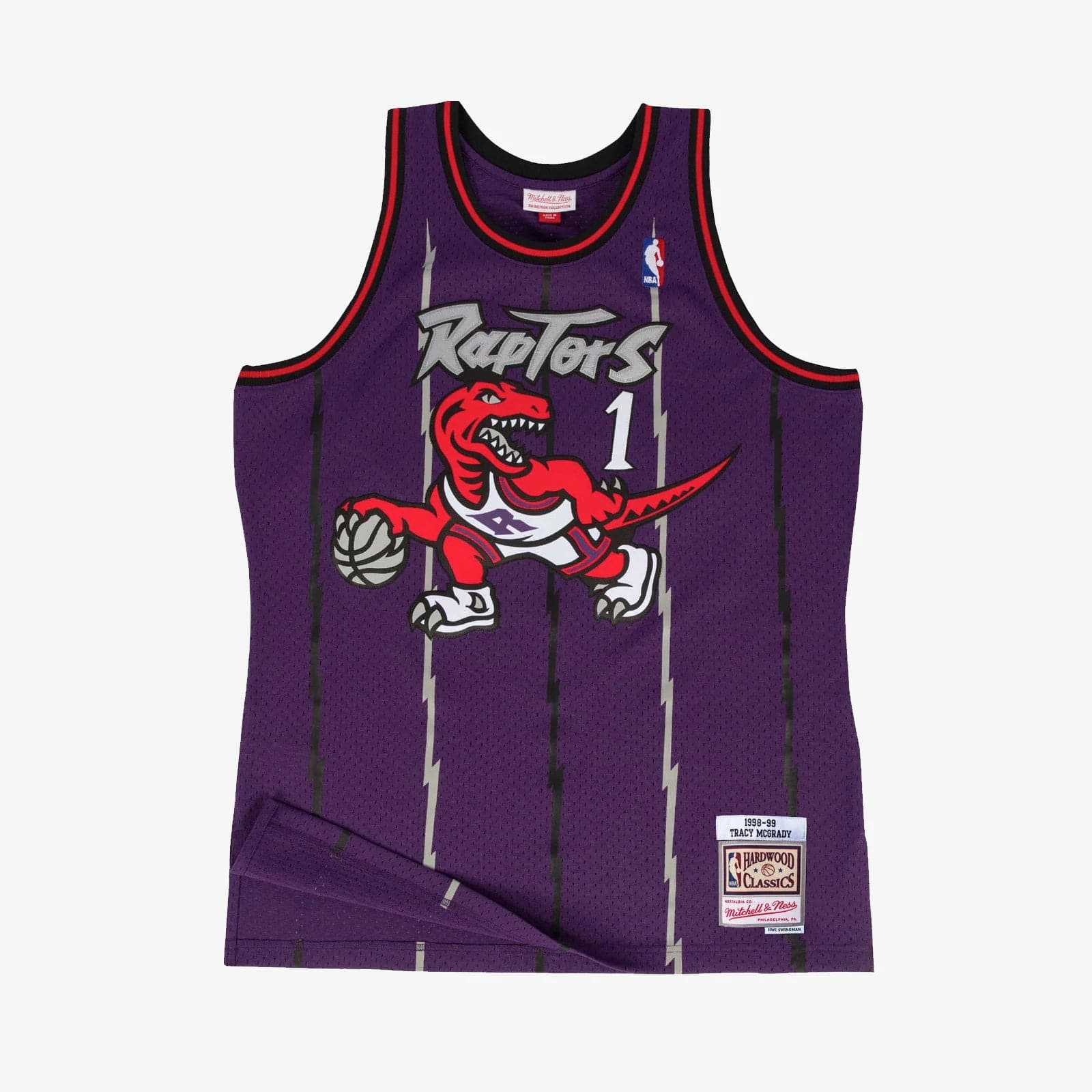 Mitchell And Ness Jerseys Tracy McGrady Toronto Raptors Mitchell & Ness NBA Swingman Jersey 98-99 - Purple