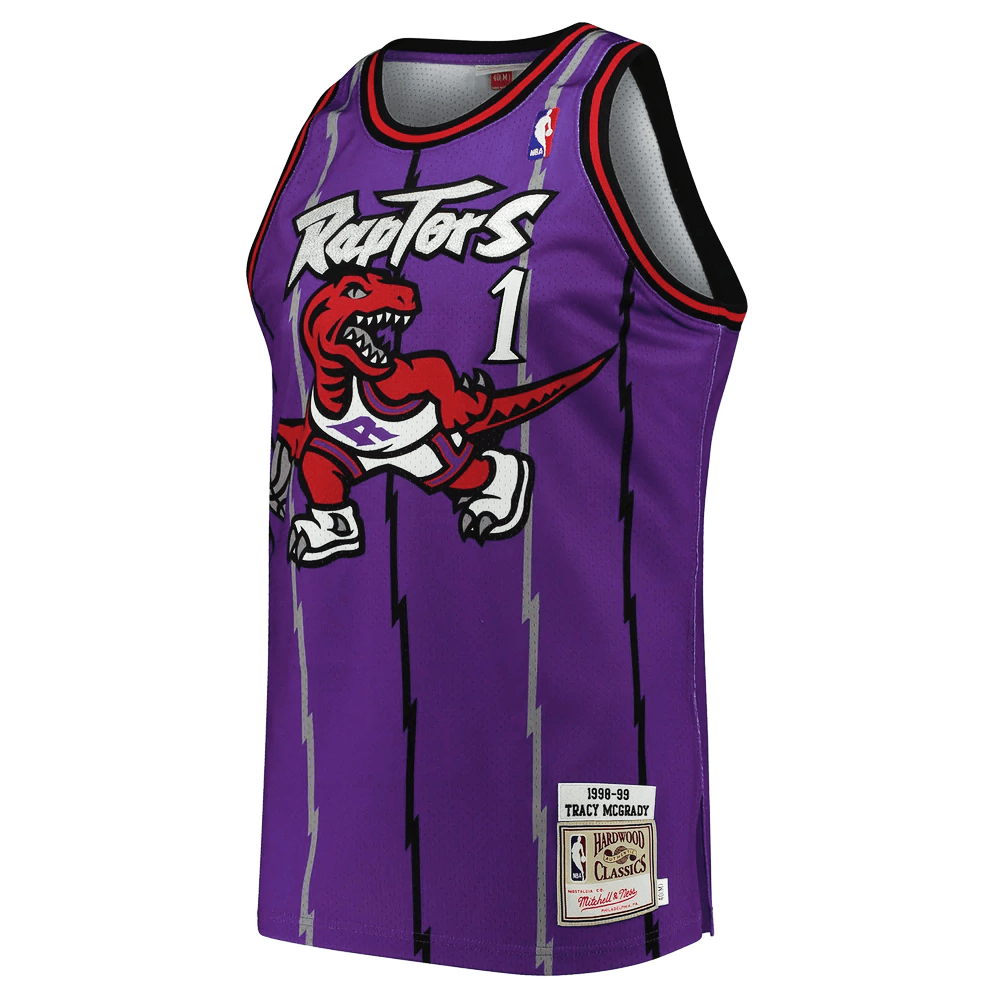 Mitchell And Ness Jerseys Tracy McGrady Toronto Raptors Mitchell & Ness NBA Swingman Jersey 98-99 - Purple